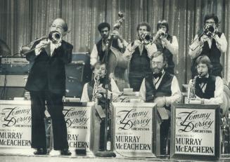 The Tommy Dorsey band, led by former Toronto trombonist Murray McEachern, put on a combination concert and dance last night at Four Seasons-Sheraton o(...)