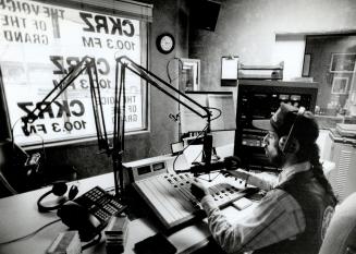 Al Sault in CKRZ Studios