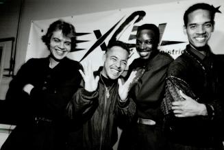 Excel: Musicians, from left, Aaron Juodele, Esteban Carvallo, Clve Sandy and Alton Sutherland