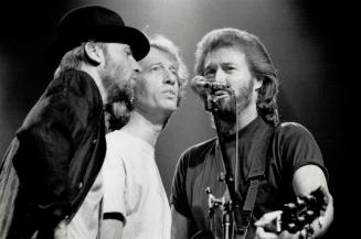 It's still there: The Bee Gees still had that unique mix of cottony-vibrato and fluffy harmony in concert at the CNE Grandstand last night, critic Mitch Potter says