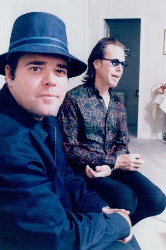 They're back: INXS's Andrew Farriss, left, and Kirk Pengilly reflect on their success