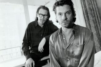Kirk Pengilly and Mike Hutchence