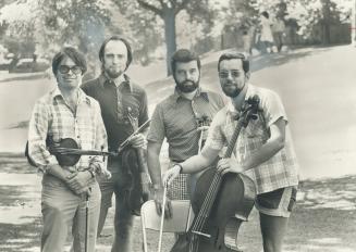 At the ripe old age of 10, the Oxford Quartet has earned the right to be called Canada's foremost chamber ensemble, says William Littler: From left, A(...)