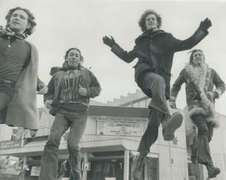 Members of the Toronto rock group Syrinx-John Mills-Cockell, left, Alan Wells, Doug Pringle and Malcolm Tomlinson