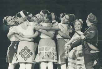 Mini-dressed Russian girls were among the highlights of the Red Army Chorus performance last night at Maple Leaf Gardens. An audience of about 7,500 T(...)