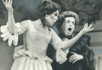 Opera season gets under way. Barbra Shuttleworth (left) is the wordly-wise maid Susanna and Patricia Rideout plays Marcellina, would-be rival for Figa(...)