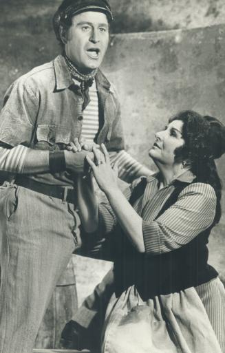 Luciano Rambaro and Lucine Amara, in II Tabarro