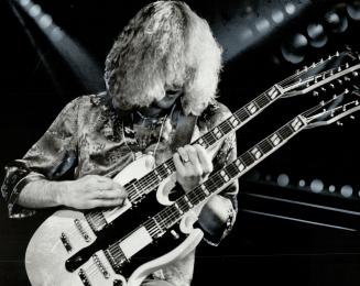 Rushin' along. Rush brings its heavy-metal rock concoctions to Maple Leaf Gardens tonight at 7, featuring Alex Lifeson on the twin necked guitar. Tick(...)