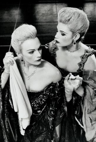 Period Piece: Martha Burns, left, as Andromache and Claire de Auer as Cephisa in the Atelier production of Andromache