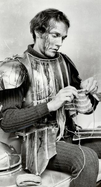 Knight spins a short yarn. Gad sir! What are Knights in shining armor coming to-knitting a tea cosy, yet! Yes, Knitting is for real, but blood streami(...)