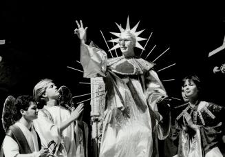The Creation: Clyde Whitham plays God as rehearsals continue for cycle of mystery plays at U of T