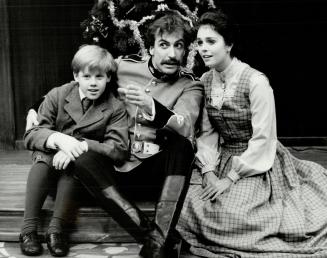 Many lives: A Gift To Last, which officially opens at Young People's Theatre Wednesday, stars left to right, Toby Proctor, Victor Young and Cynthia Dale