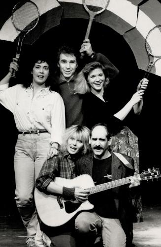 Sweet lips: Occasional revue consists of (from left), top, Brenda Webb, Sandy Crawley, Patricia Vanstone, (bottom) Susan Hogan and Keith McNair