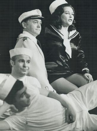 Actress Yvonne de Carlo in Dames at sea at Embassy Cabaret Theatre [Incomplete]
