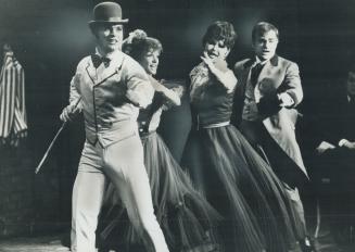 Darryl Hickman (left) plays George M Cohan to the hilt at O'Keefe centre