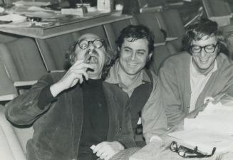 l to r: Eric Blau, Momi Yakim, Producer Howard Bateman