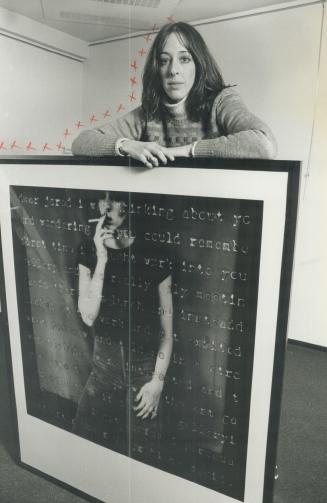 Barbara Astman and her work: 'The force of the typewriter keys hitting the soft photograph engraves the letters into the emulsion