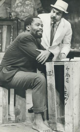 Black actor rakes Mokae whit actor minas Erian Mina [Incomplete]