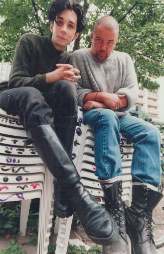 Park Bench (left), and Sky Gilbert (right)