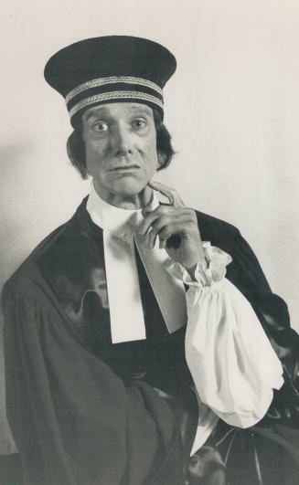 Todd Waite: Plays nine characters, including (from left) a waiter, the major role of enjoiras, a judge and a policeman
