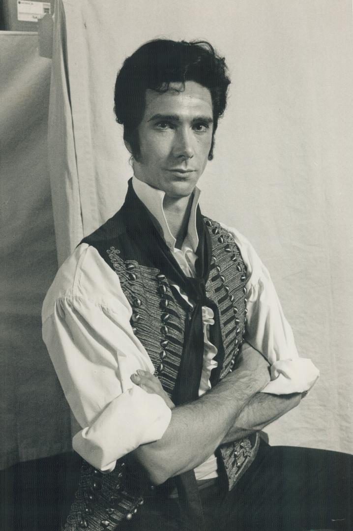 Todd Waite: Plays nine characters, including (from left) a waiter, the major role of enjoiras, a judge and a policeman