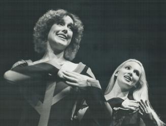 From left: Patricia Dahlquist, who plays Catherine, and Robin Yancey