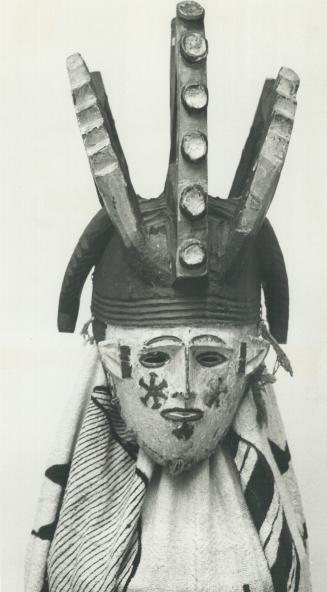 Masks carved by Yoruba tribesmen: Fending off the witches and evil spirits