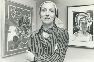Francoise Gilot. Supports herself