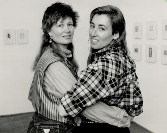 Etch a sketch: Moira Clark (right) and Julie Voyce, confessed dedicated etchers, have staged Scrap Plate Project, modest in scope and rich in results