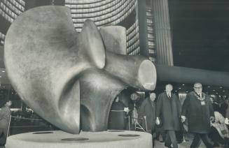 Moore's Archer. new city hall are signs of today's dynamic Toronto. They typify the expansionist platform on which Mayor Givens is seeking re-election