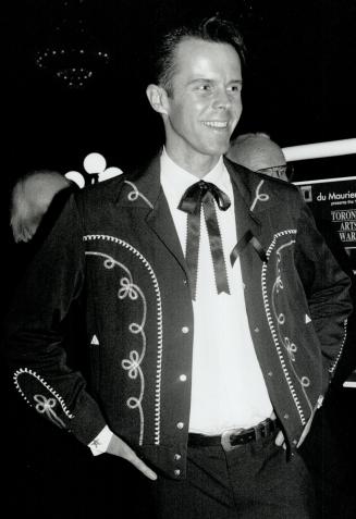 Artist Barr Gilmore in his Dwight Yoakam jacket from FX