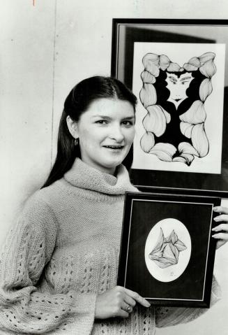 Betty Hogue with Witchy Woman, top, and Fish III