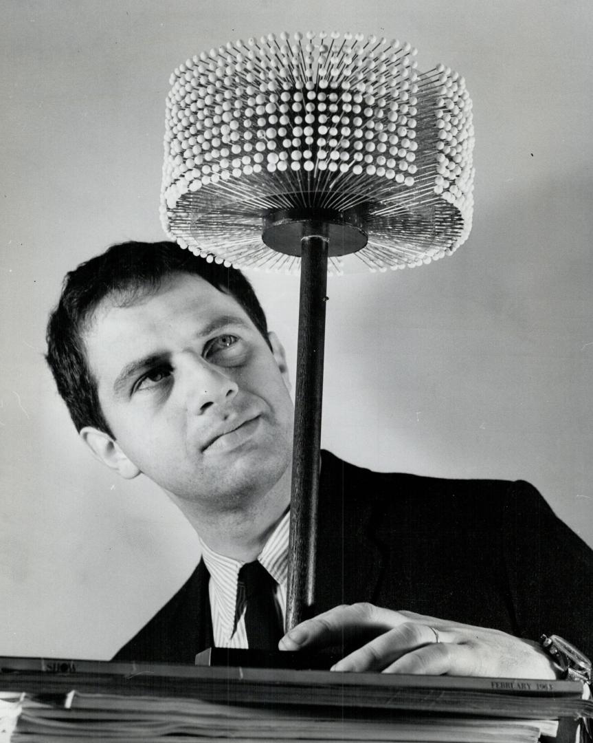 Morley Markson, and his model to be set in Nathan Phillips Square