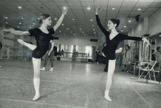 Ballet dancers work hard to keep fit for the strenuous dancing they do on stage