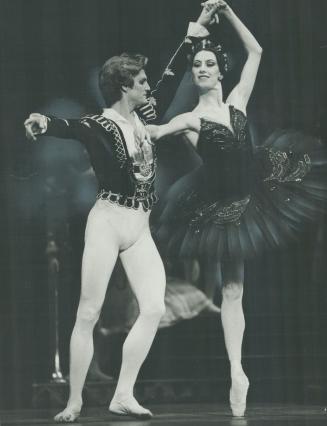 Another star: Gizella Witkowsky and Gregory Osborne danced the lead roles in Swan Lake during the weekend and, says William Littler, yet another new Swan Queen has been found