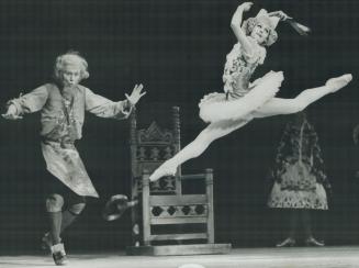 Veronica Tennant dances with jacques Gorrissen in the National Ballet's production of Coppelia