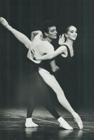 Peter Ottmann Sally Anne Hickin in Balanchine's The Four Temperments National Ballet