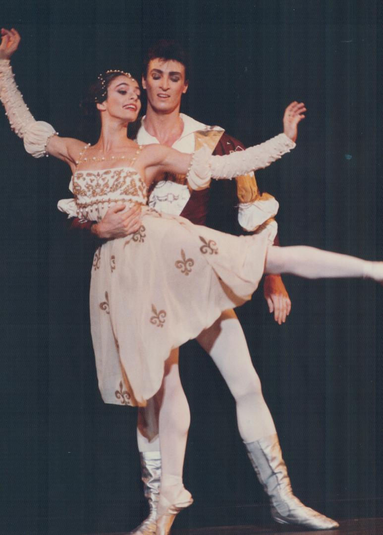 Star-crossed lovers: American Ballet Theatre's Alessandra Ferri and National Ballet's David Nixon teamed for Romeo and Juliet at O'Keefe Centre Friday