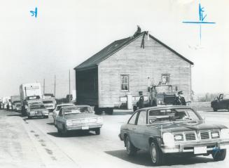 Something new for black creek village, Workmen were busy on weekend setting up this Mennonite Meeting House in Black Creek Pioneer Village. Built in 1(...)
