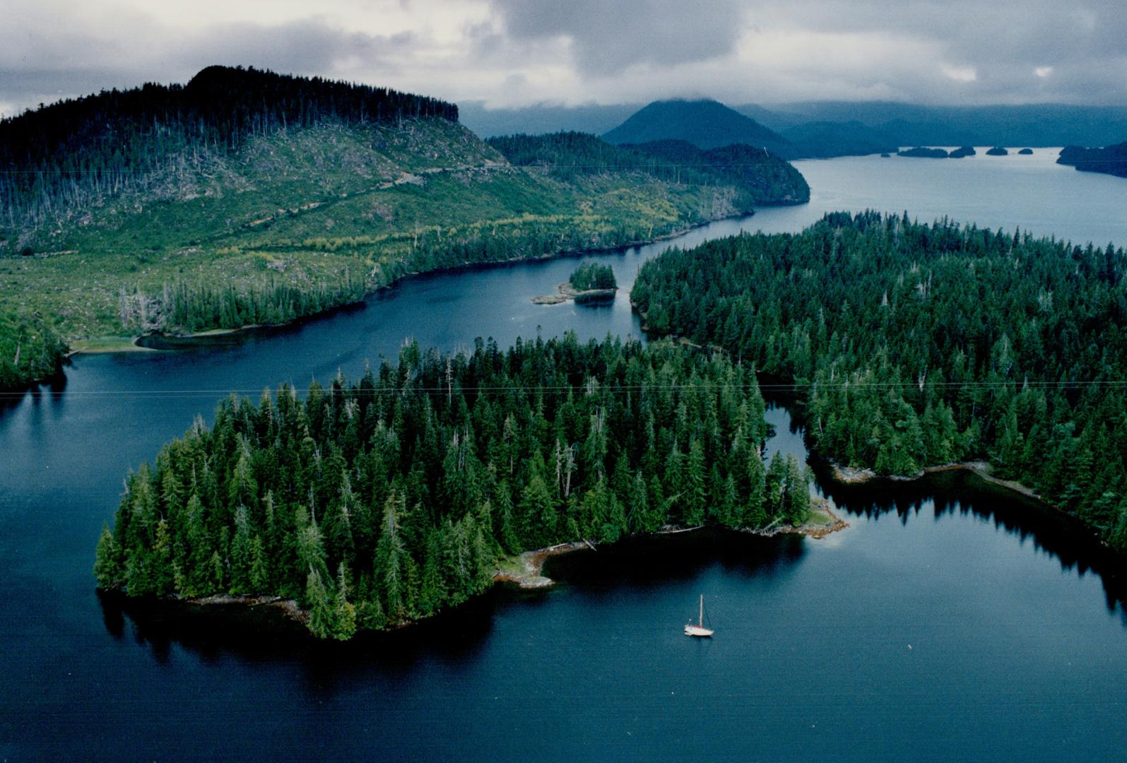 Clayoquot Sound on west coast of Vancouver Island
