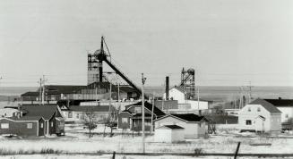 Glace Bay's no.26 colliery, where 1,300 local miners once worked, sits idle after fire tore through it a year ago