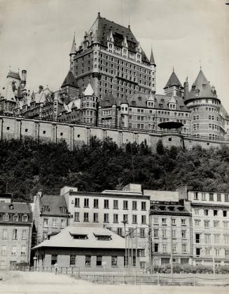 Quebec City's Chateau Frontenac looms over the capital of French Canada