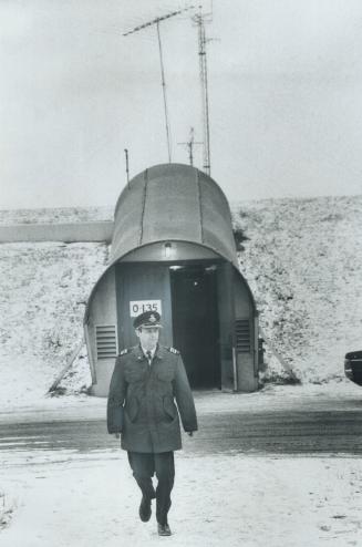 This bunker at Canadian forces base Borden, designed for the provincial cabinet in case of war, is one of Ontario's few bomb shelters