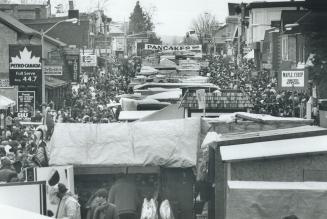 Elmira swelled with about 20,000 curious onlookers last year, at its Maple Syrup Festival