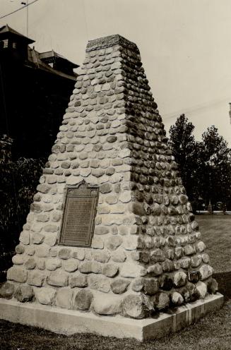 Cairn at Adolphustown, where Sir John A