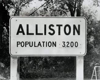 Alliston, Population 3200