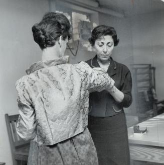 Dressmaking is popular course, Teacher, Mrs