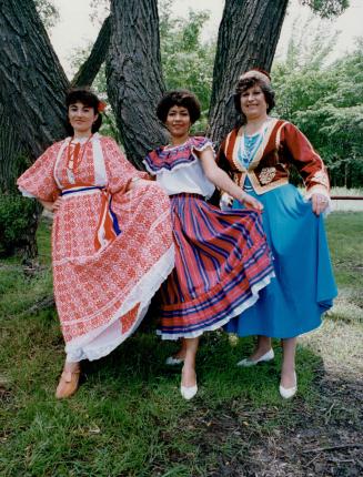 The colorful costumes of Carabram