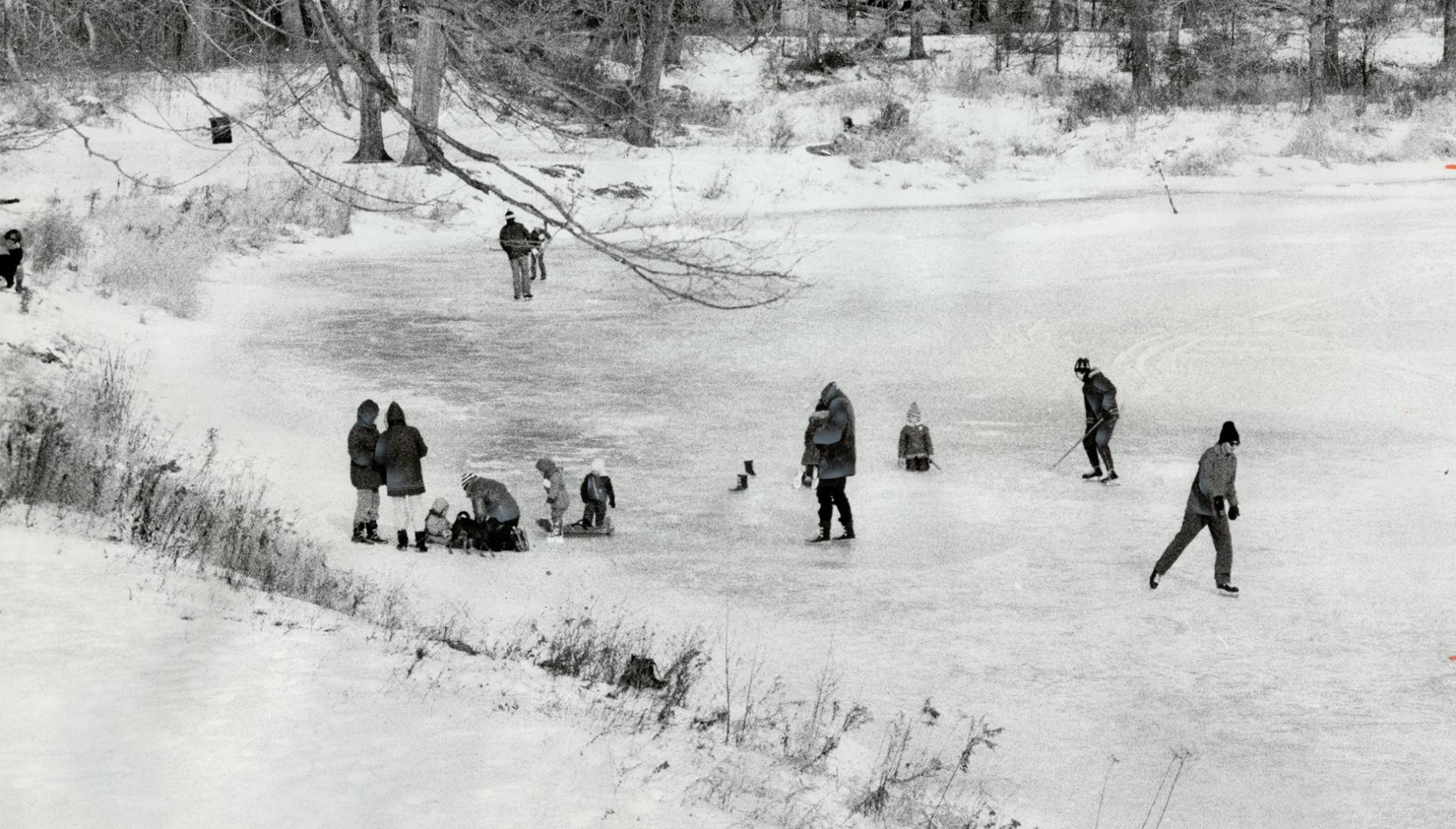 Frozen credit can be a good thing, The frozen Credit River was a popular place in the cold but brilliant weather yesterday