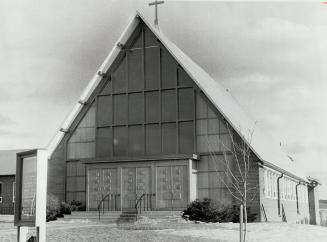Image shows The Church of the Ascension front view. 